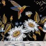 Enchant Your Walls with the Latest Mural Art Design Customized Wallpaper (Print on Demand) in Royal Glitter - 45