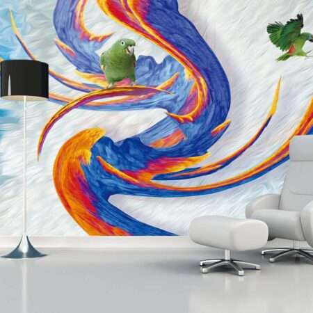 Enchant Your Walls with the Latest Mural Art Design Customized Wallpaper (Print on Demand) in Royal Glitter - 47