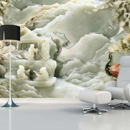 Enchant Your Walls with the Latest Mural Art Design Customized Wallpaper (Print on Demand) in Royal Glitter - 51