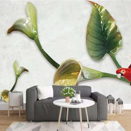 Enchant Your Walls with the Latest Mural Art Design Customized Wallpaper (Print on Demand) in Royal Glitter - 62