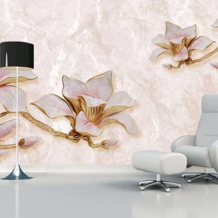 Enchant Your Walls with the Latest Mural Art Design Customized Wallpaper (Print on Demand) in Royal Glitter - 63