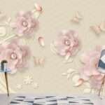 Enchant Your Walls with the Latest Mural Art Design Customized Wallpaper (Print on Demand) in Royal Glitter - 65