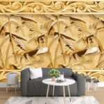 Enchant Your Walls with the Latest Mural Art Design Customized Wallpaper (Print on Demand) in Royal Glitter - 66