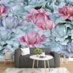 Enchant Your Walls with the Latest Mural Art Design Customized Wallpaper (Print on Demand) in Royal Glitter - 70