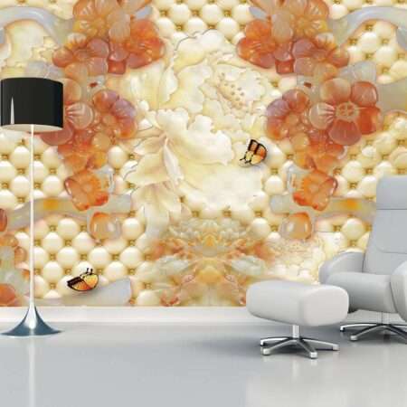 Enchant Your Walls with the Latest Mural Art Design Customized Wallpaper (Print on Demand) in Royal Glitter - 75