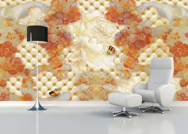 Enchant Your Walls with the Latest Mural Art Design Customized Wallpaper (Print on Demand) in Royal Glitter - 75