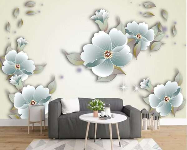 Enchant Your Walls with the Latest Mural Art Design Customized Wallpaper (Print on Demand) in Royal Glitter - 78