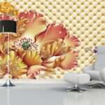 Enchant Your Walls with the Latest Mural Art Design Customized Wallpaper (Print on Demand) in Royal Glitter - 79