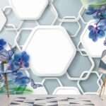 Enchant Your Walls with the Latest Mural Art Design Customized Wallpaper (Print on Demand) in Royal Glitter - 81