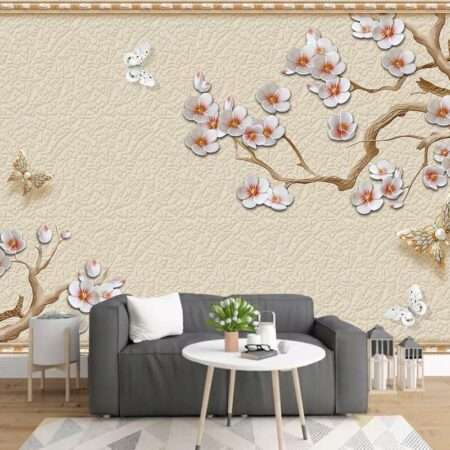 Enchant Your Walls with the Latest Mural Art Design Customized Wallpaper (Print on Demand) in Royal Glitter - 82
