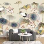 Enchant Your Walls with the Latest Mural Art Design Customized Wallpaper (Print on Demand) in Royal Glitter - 86