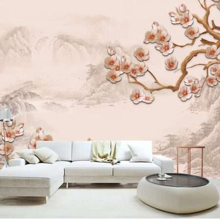 Enchant Your Walls with the Latest Mural Art Design Customized Wallpaper (Print on Demand) in Royal Glitter - 92