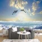 Enchant Your Walls with the Latest Mural Art Design Customized Wallpaper (Print on Demand) in Royal Glitter - 98