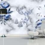 Enchant Your Walls with the Latest Mural Art Design Customized Wallpaper (Print on Demand) in Royal Glitter - 99