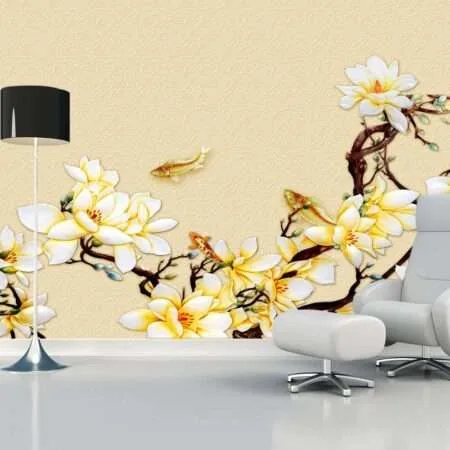 Enchant Your Walls with the Latest Mural Art Design Customized Wallpaper (Print on Demand) in Royal Glitter - 03