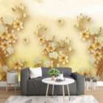 Enchant Your Walls with the Latest Mural Art Design Customized Wallpaper (Print on Demand) in Royal Glitter - 12