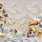 Enchant Your Walls with the Latest Mural Art Design Customized Wallpaper (Print on Demand) in Royal Glitter - 22