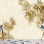 Enchant Your Walls with the Latest Mural Art Design Customized Wallpaper (Print on Demand) in Royal Glitter - 30