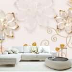 Enchant Your Walls with the Latest Mural Art Design Customized Wallpaper (Print on Demand) in Royal Glitter - 33