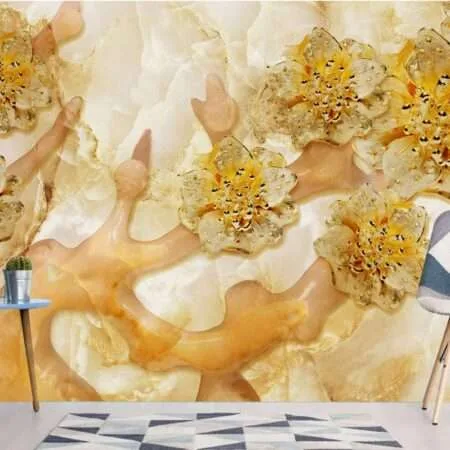 Enchant Your Walls with the Latest Mural Art Design Customized Wallpaper (Print on Demand) in Royal Glitter - 34