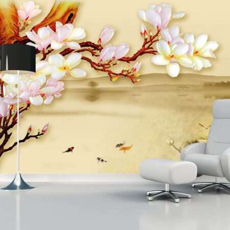 Enchant Your Walls with the Latest Mural Art Design Customized Wallpaper (Print on Demand) in Royal Glitter - 35