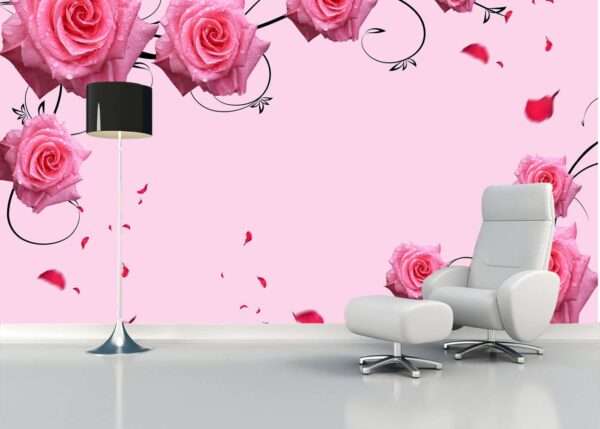 Enchant Your Walls with the Latest Mural Art Design Customized Wallpaper (Print on Demand) in Royal Glitter - 39