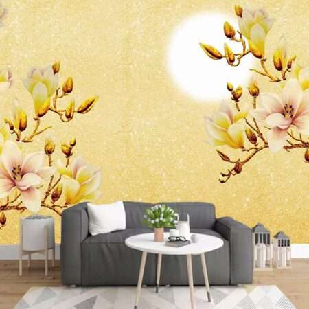 Enchant Your Walls with the Latest Mural Art Design Customized Wallpaper (Print on Demand) in Royal Glitter - 40