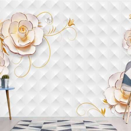 Enchant Your Walls with the Latest Mural Art Design Customized Wallpaper (Print on Demand) in Royal Glitter - 42