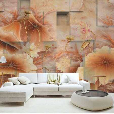 Enchant Your Walls with the Latest Mural Art Design Customized Wallpaper (Print on Demand) in Royal Glitter - 49