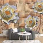 Enchant Your Walls with the Latest Mural Art Design Customized Wallpaper (Print on Demand) in Royal Glitter - 52