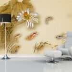 Enchant Your Walls with the Latest Mural Art Design Customized Wallpaper (Print on Demand) in Royal Glitter - 55
