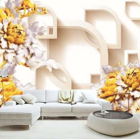 Enchant Your Walls with the Latest Mural Art Design Customized Wallpaper (Print on Demand) in Royal Glitter - 57