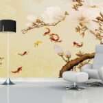 Enchant Your Walls with the Latest Mural Art Design Customized Wallpaper (Print on Demand) in Royal Glitter - 75