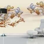 Enchant Your Walls with the Latest Mural Art Design Customized Wallpaper (Print on Demand) in Royal Glitter - 95