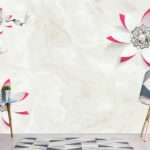 Enchant Your Walls with the Latest Mural Art Design Customized Wallpaper (Print on Demand) in Royal Glitter - 48