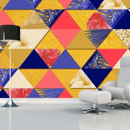 Enchant Your Walls with the Latest Mural Art Design Customized Wallpaper (Print on Demand) in Royal Glitter - 54