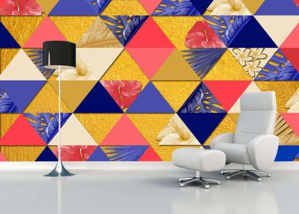 Enchant Your Walls with the Latest Mural Art Design Customized Wallpaper (Print on Demand) in Royal Glitter - 54