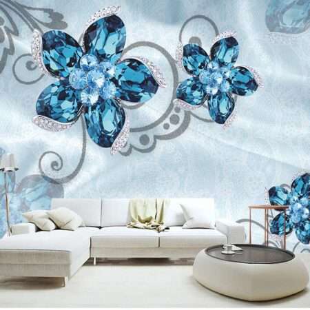 Enchant Your Walls with the Latest Mural Art Design Customized Wallpaper (Print on Demand) in Royal Glitter - 61