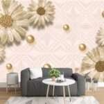 Enchant Your Walls with the Latest Mural Art Design Customized Wallpaper (Print on Demand) in Royal Glitter - 63