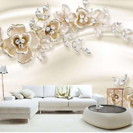 Enchant Your Walls with the Latest Mural Art Design Customized Wallpaper (Print on Demand) in Royal Glitter - 77