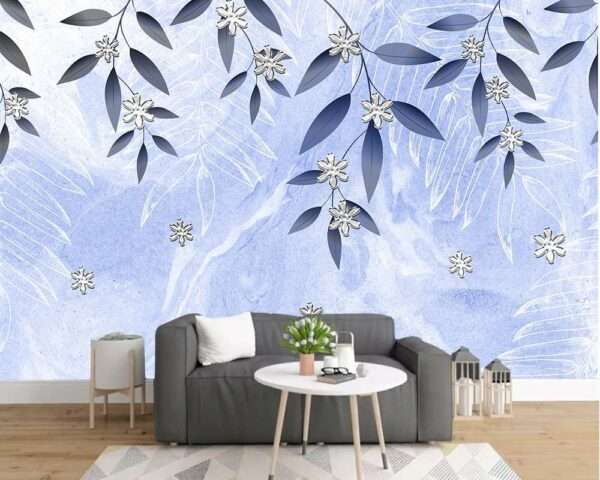 Enchant Your Walls with the Latest Mural Art Design Customized Wallpaper (Print on Demand) in Royal Glitter - 79