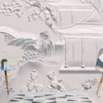 Enchant Your Walls with the Latest Mural Art Design Customized Wallpaper (Print on Demand) in Royal Glitter - 80