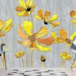 Enchant Your Walls with the Latest Mural Art Design Customized Wallpaper (Print on Demand) in Royal Glitter - 84
