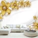 Enchant Your Walls with the Latest Mural Art Design Customized Wallpaper (Print on Demand) in Royal Glitter - 85