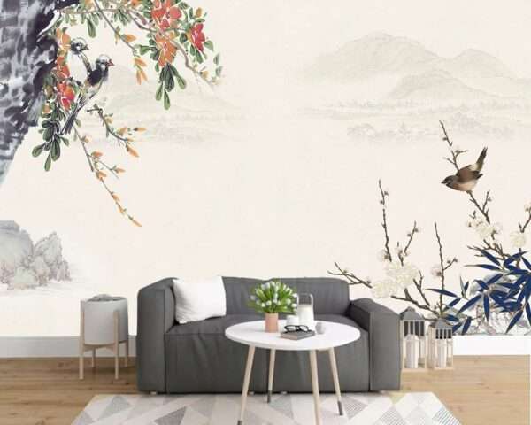 Enchant Your Walls with the Latest Mural Art Design Customized Wallpaper (Print on Demand) in Royal Glitter - 87