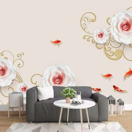 Enchant Your Walls with the Latest Mural Art Design Customized Wallpaper (Print on Demand) in Royal Glitter - 91