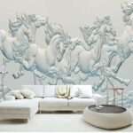Enchant Your Walls with the Latest Mural Art Design Customized Wallpaper (Print on Demand) in Royal Glitter - 93