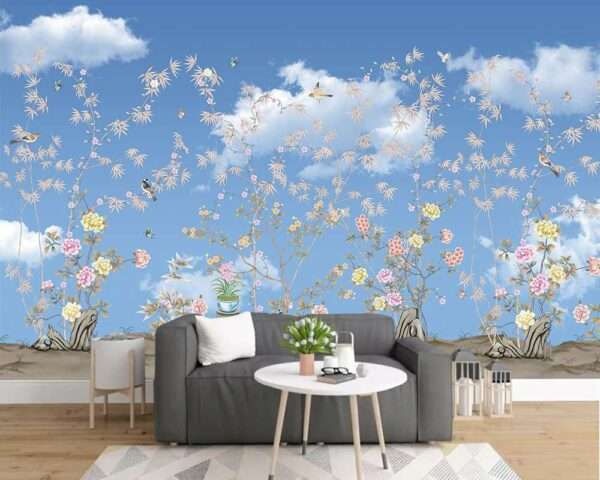 Enchant Your Walls with the Latest Mural Art Design Customized Wallpaper (Print on Demand) in Royal Glitter - 95