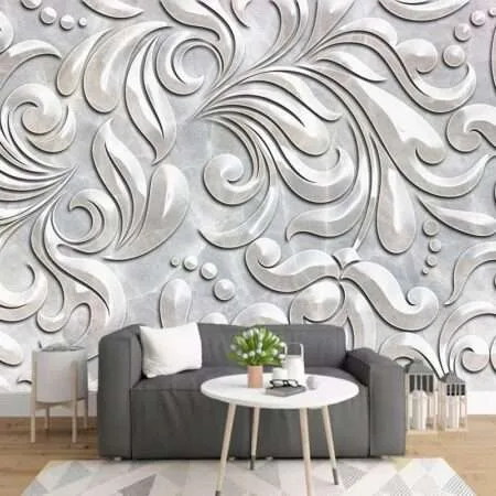 Enchant Your Walls with the Latest Mural Art Design Customized Wallpaper (Print on Demand) in Royal Glitter - 99