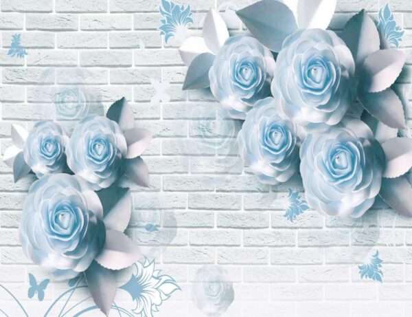 Transform Your Walls with Latest Flowers Design Customized Wallpaper (Print on Demand) - 07